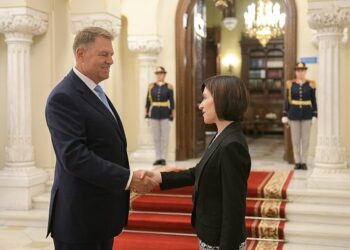 Președintele Republicii Moldova, în vizită la Palatul Cotroceni