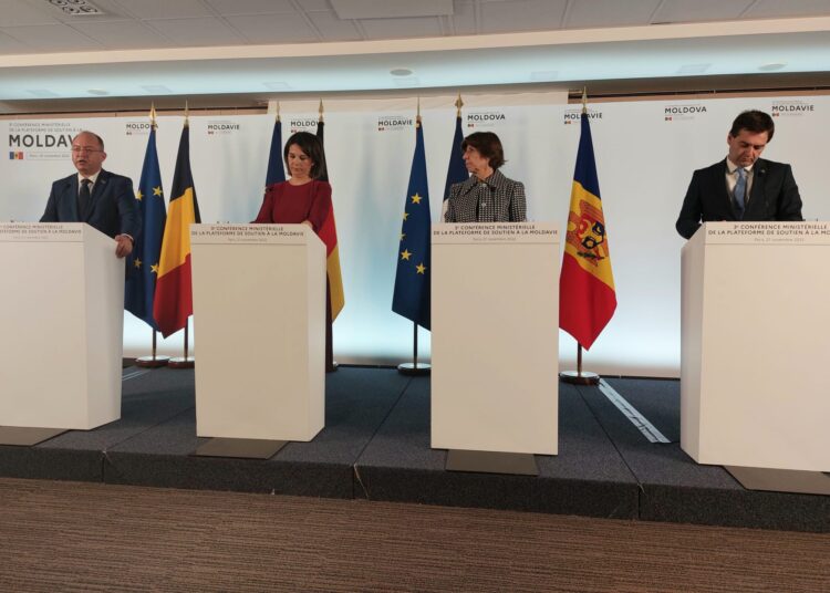 Ministrul Bogdan Aurescu, la Conferința ministerială a Platformei de Sprijin pentru Republica Moldova, la Paris: „Republica Moldova este astăzi un stat candidat pentru aderarea la UE”