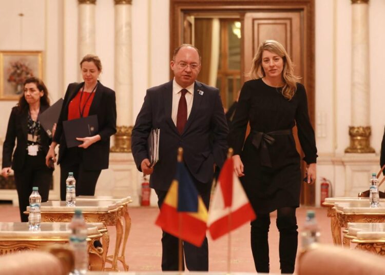 Ministrul Bogdan Aurescu a avut o întrevedere cu ministrul afacerilor externe al Canadei