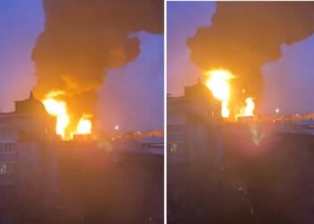 Rusia a atacat din nou cu drone portul Izmail de la Dunăre, aflat la 3 km de România!