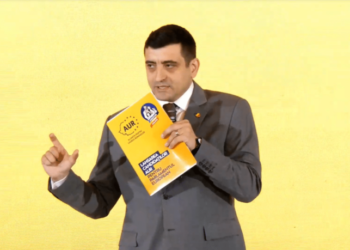 George Simion, la Timișoara: Vreau să vă văd mândri, mândri bănățeni, mândri români!