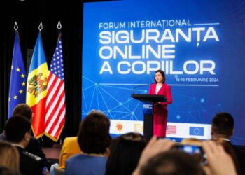 Președintele Maia Sandu, la Forumul Internațional Siguranța Copiilor Online: „Digitalizarea presupune beneficii imense, dar pot fi și riscuri pentru cei mici”
