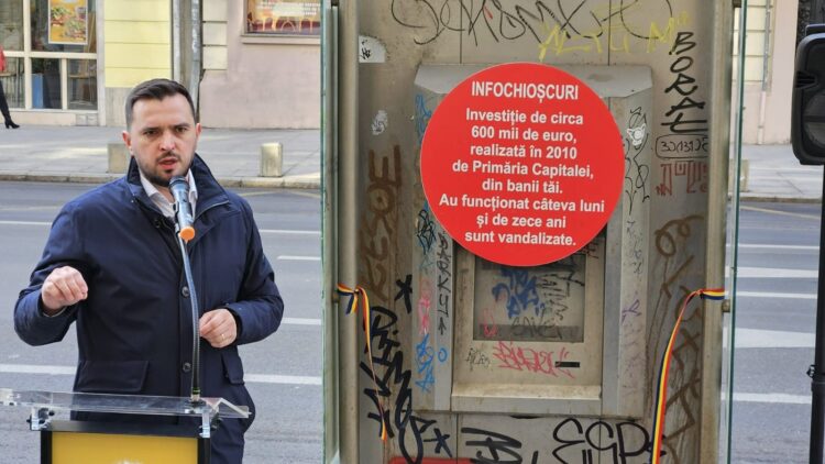 Mihai Enache, candidatul AUR la Primăria Capitalei: risipă de bani publici – infochioșcurile turistice ne-au costat 6,3 milioane de lei