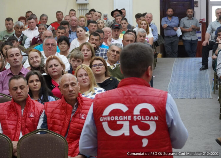 Gheorghe Șoldan, la Vama, alături de candidatul PSD la funcția de primar, colonelul (r) Constantin N. Ciosnar