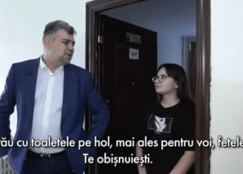 Marius Lulea despre vizita lui Ciolacu în Regie: circ electoral ieftin, au vopsit un cămin construit de Ceaușescu, fără toalete, camere înghesuite