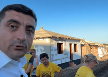 George Simion, președintele AUR: Șantierul AUR avansează. În curâd vom preda prima casă la Pechea