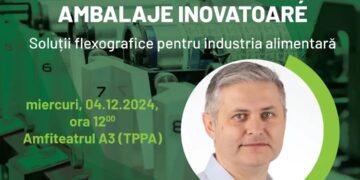 Etichete inteligente și ambalaje inovatoare: Soluții flexografice pentru industria alimentară, la USV Iași