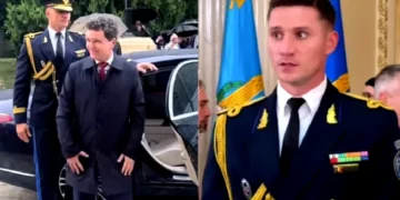 SPP-ul îl retrage pe Ionuț, ofițerul viral din echipa lui Nicușor Dan! Popularitatea sa, considerată un risc de securitate